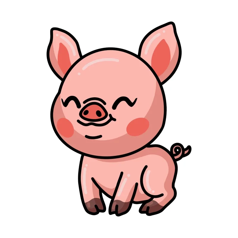 Cập nhật bộ heo chibi cute siêu dễ thương mỗi ngày
