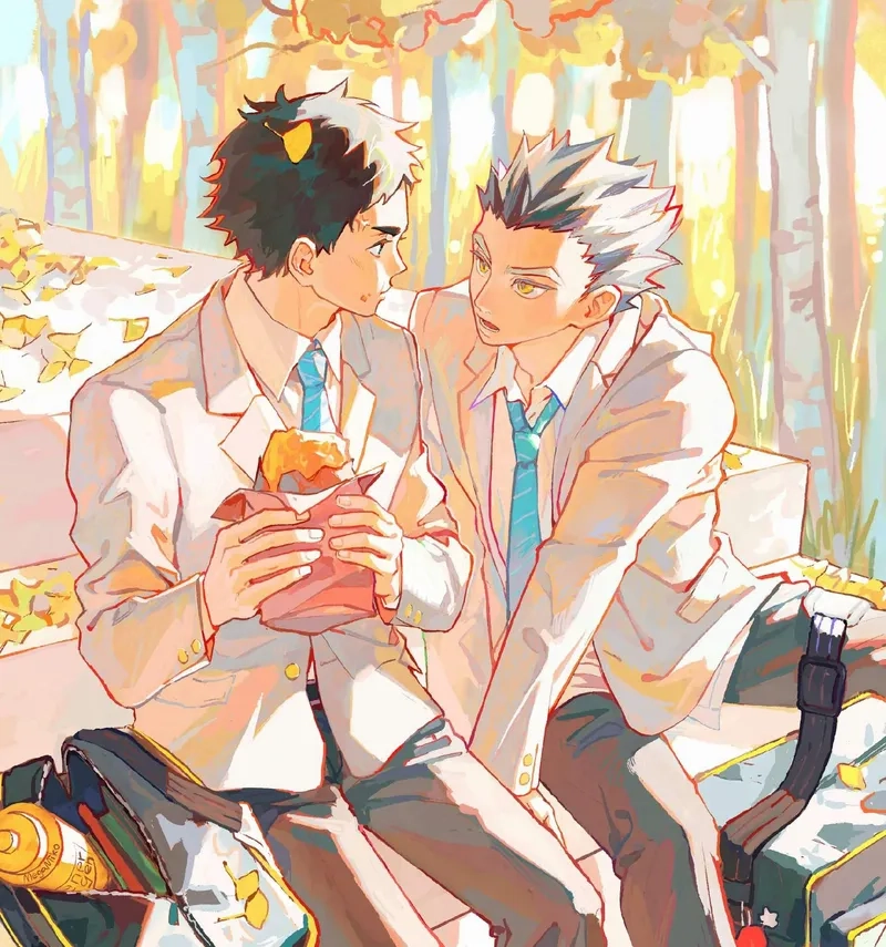 Câu chuyện ngọt ngào giữa Akaashi x Bokuto AO3 đang gây sốt