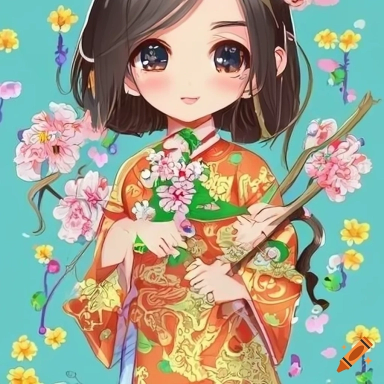 Chibi Áo Dài Việt Nam: Nét Duyên Dáng Dưới Lăng Kính Sáng Tạo