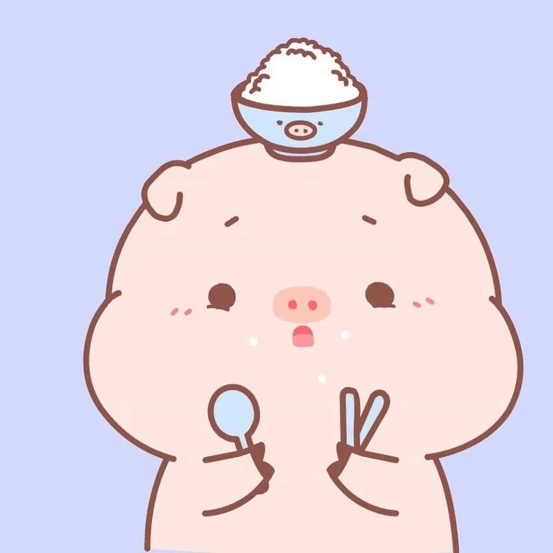 Chibi con lợn mũm mĩm ngộ nghĩnh siêu cute