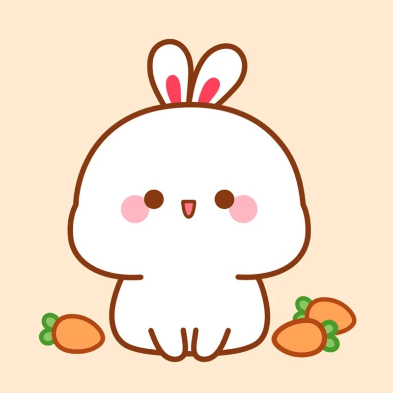 Chibi con thỏ cute với phong cách độc đáo, hãy thử ngay hôm nay