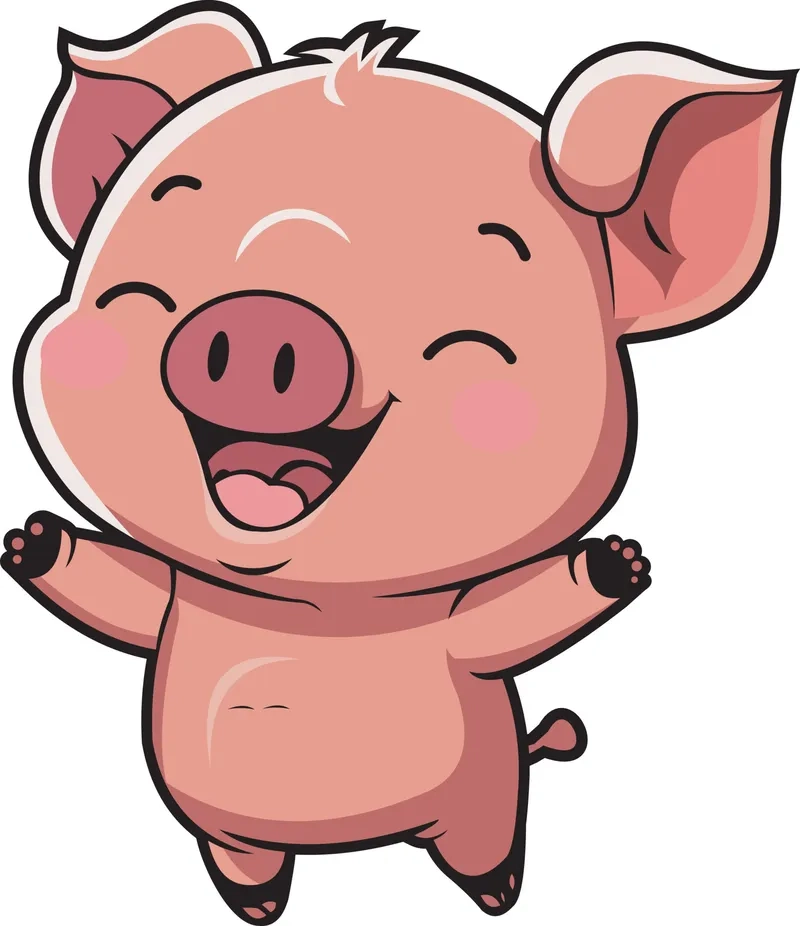 Chibi lợn siêu dễ thương mang lại niềm vui bất tận