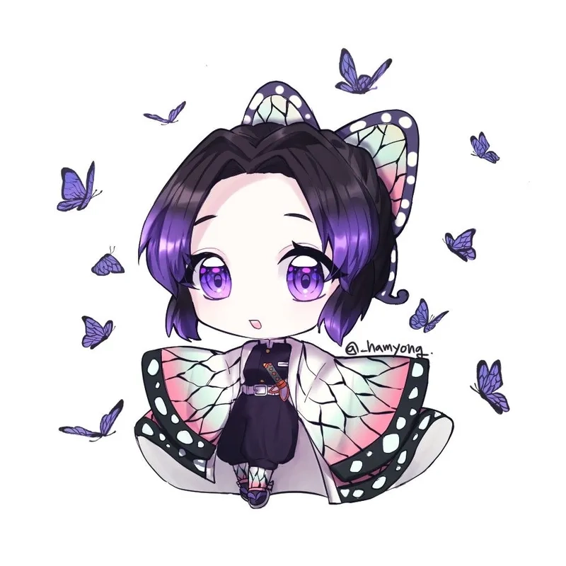 Chibi shinobu cực đáng yêu, không thể thiếu trong bộ sưu tập