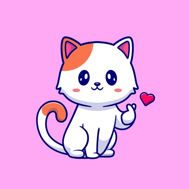 Chiếc ảnh con mèo chibi khiến tim bạn tan chảy