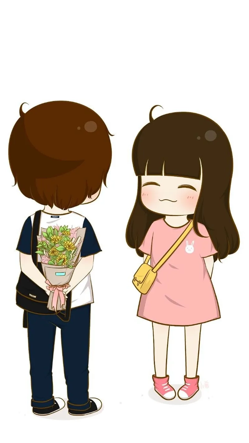 Chiêm ngưỡng ảnh chibi đôi cute đáng yêu