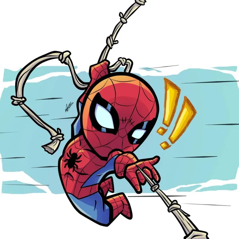 Chiêm ngưỡng loạt ảnh spider man chibi siêu ngộ nghĩnh