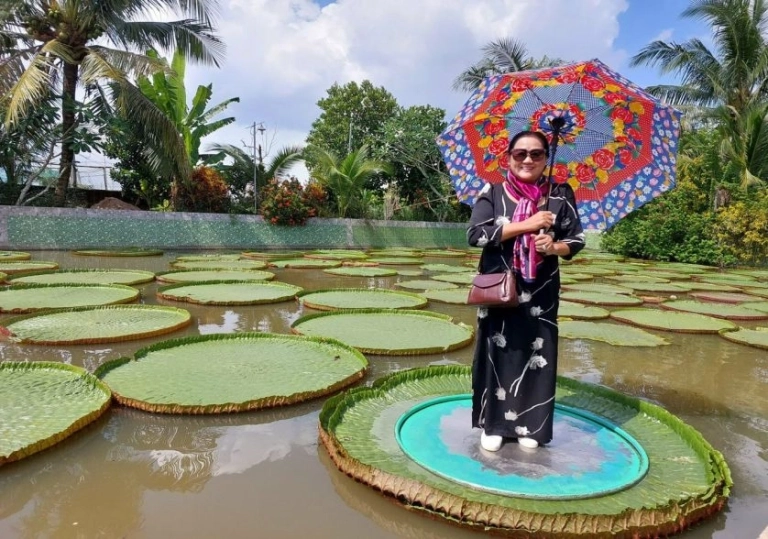 Chùa Lá Sen và vẻ đẹp huyền ảo giữa đồng bằng sông nước