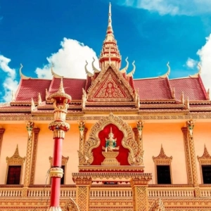 Chùa Xiêm Cán nét kiến trúc Khmer lộng lẫy bậc nhất miền Tây