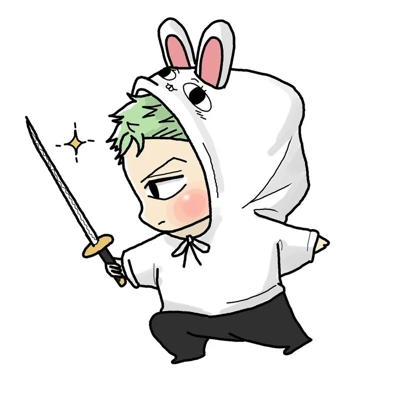 Combo zoro luffy chibi ngầu đốn tim mọi fan