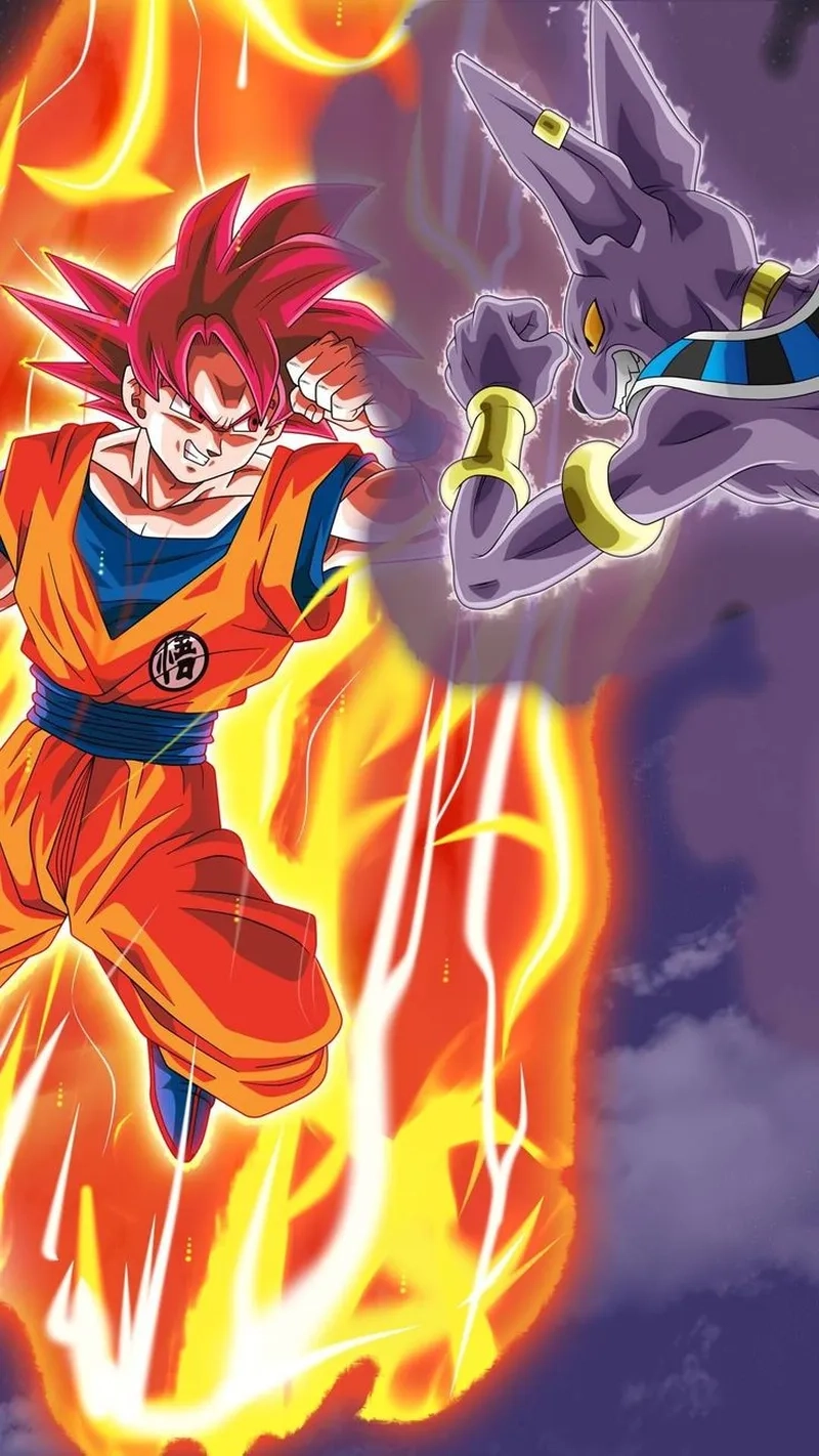 Cú va chạm sức mạnh giữa Goku vs Beerus làm rung chuyển vũ trụ