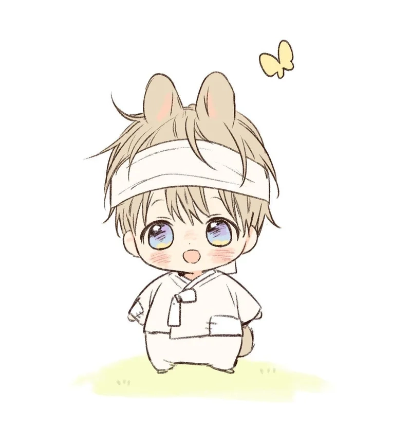 Cực phẩm ảnh cute chibi nam đẹp lung linh