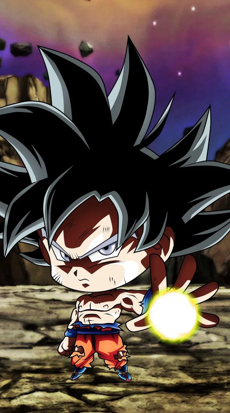 Cùng khám phá chibi goku siêu ngầu và đáng yêu