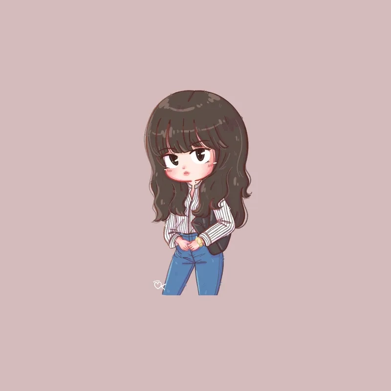 Cùng ngắm chibi lisa dễ thương hết nấc