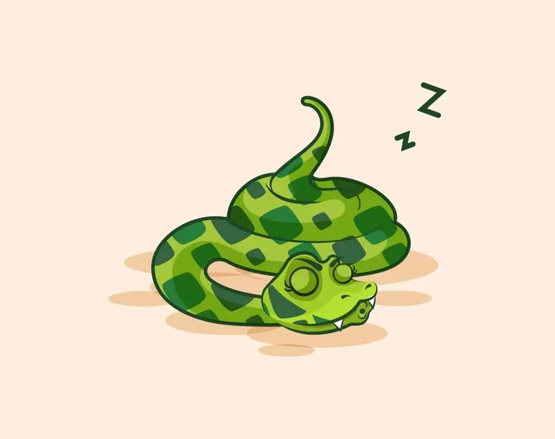 Cùng thử chibi con rắn đáng yêu này