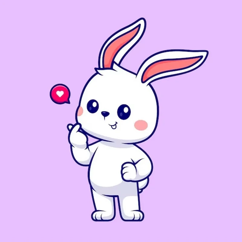 Cùng xem bộ sưu tập hình chibi thỏ cute dễ thương nhất hiện nay