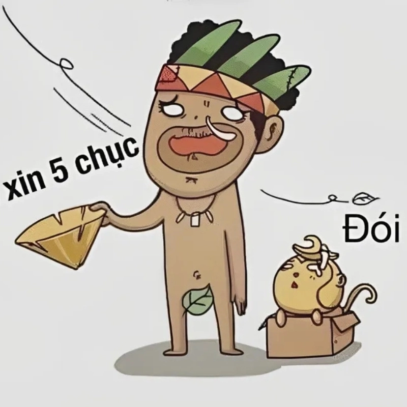 Cười té ghế với loạt meme xin tiền bá đạo không đối thủ