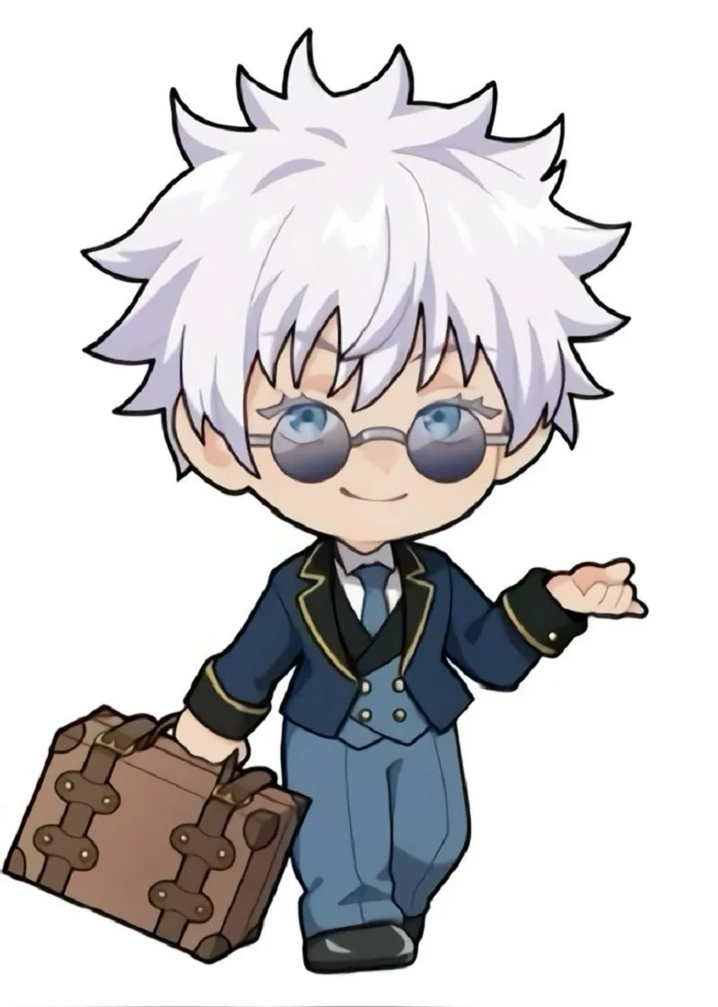 Cười xỉu với biểu cảm thầy gojo chibi siêu ngầu