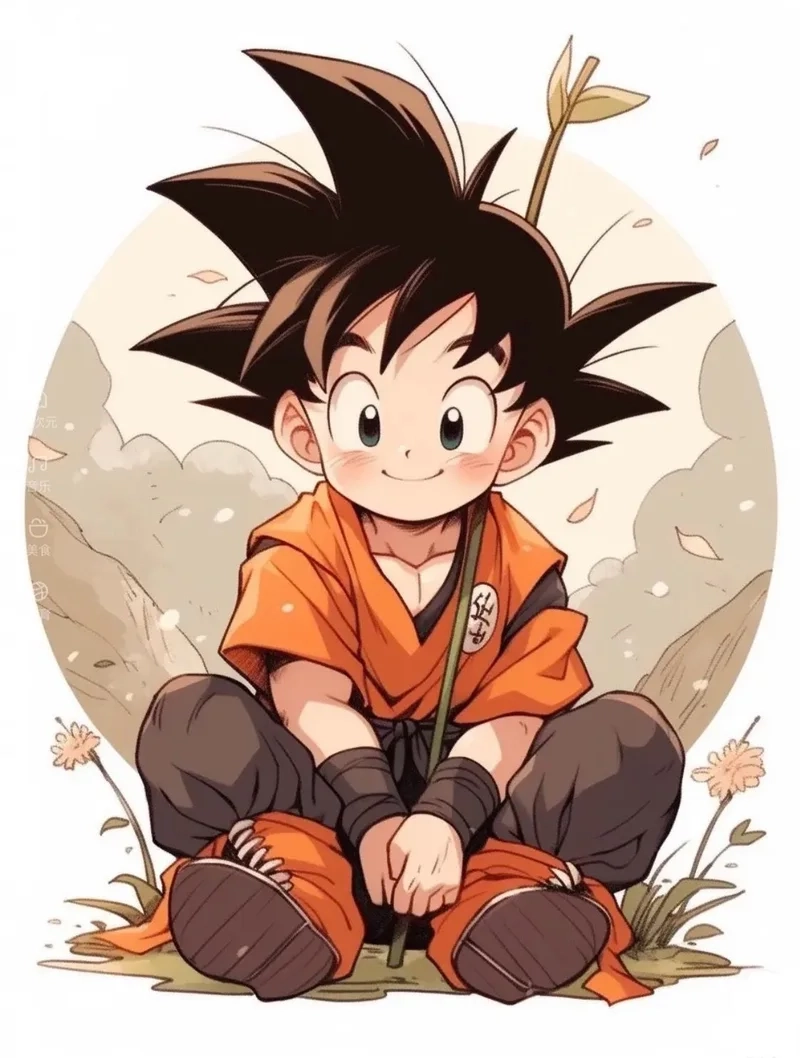 Cute goku chibi sẽ làm cho bạn yêu ngay từ lần đầu nhìn thấy