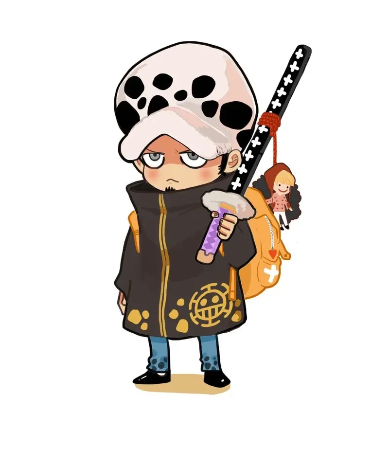 Cute one piece chibi tạo điểm nhấn cho mọi bộ sưu tập