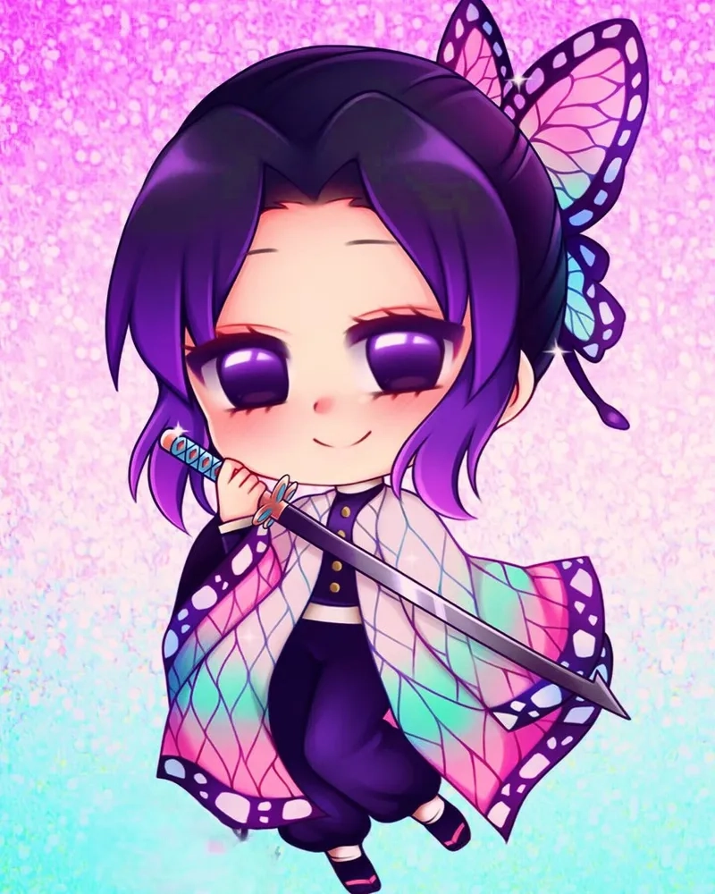 Cute shinobu chibi khiến ai cũng phải yêu ngay từ cái nhìn đầu tiên