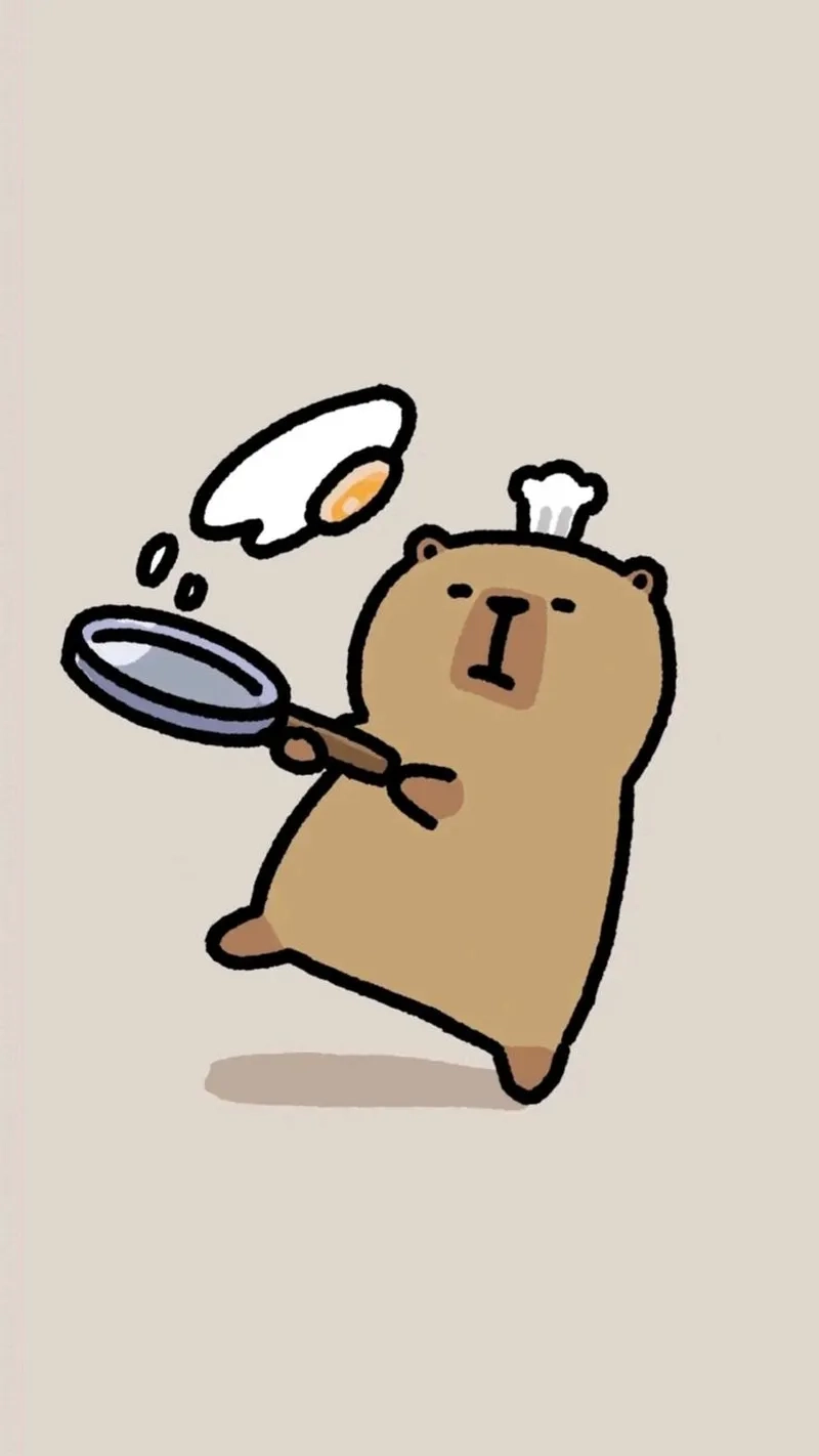 Đắm chìm trong thế giới capybara meme cartoon đầy màu sắc