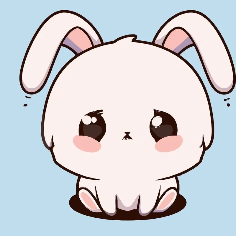 Đáng yêu hết mức với hình thỏ trắng cute siêu hiếm