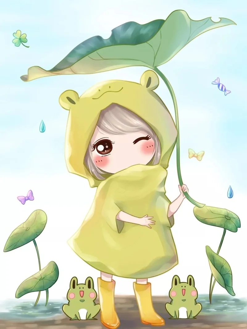 Đáng yêu mọi khoảnh khắc cùng ảnh nữ cute chibi