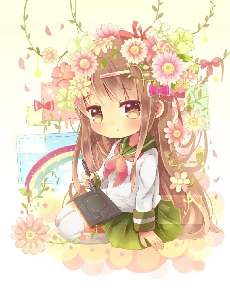Dành cho tín đồ yêu chibi cute ảnh ngọt ngào