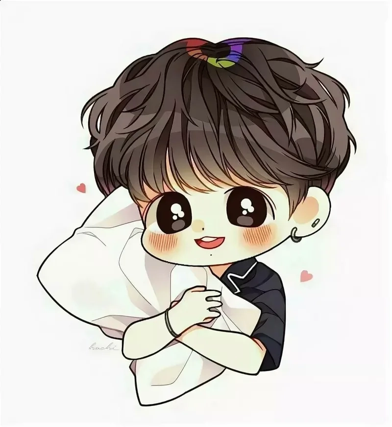 Đặt ngay avatar nam cute chibi siêu hot trên mạng xã hội