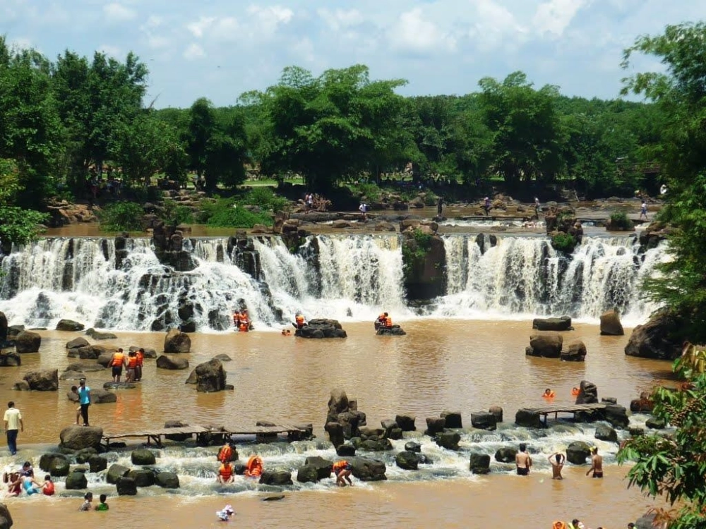 Dễ dàng tìm thấy đường đi thác giang điền rõ ràng