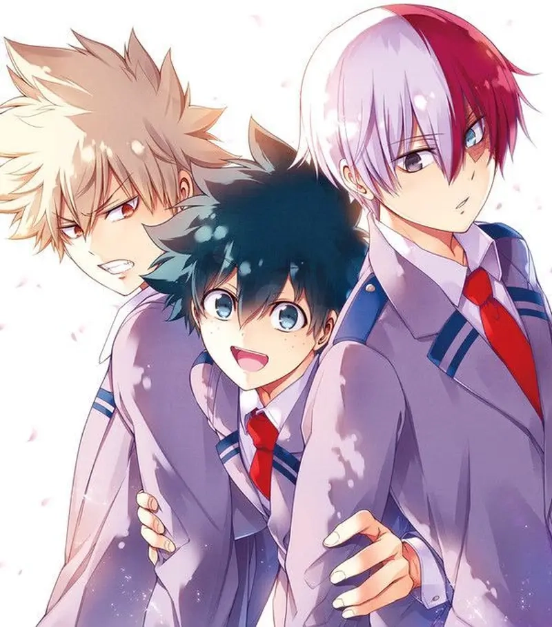 Deku x Shoto x Bakugou tạo nên những cuộc đối đầu không thể nào quên