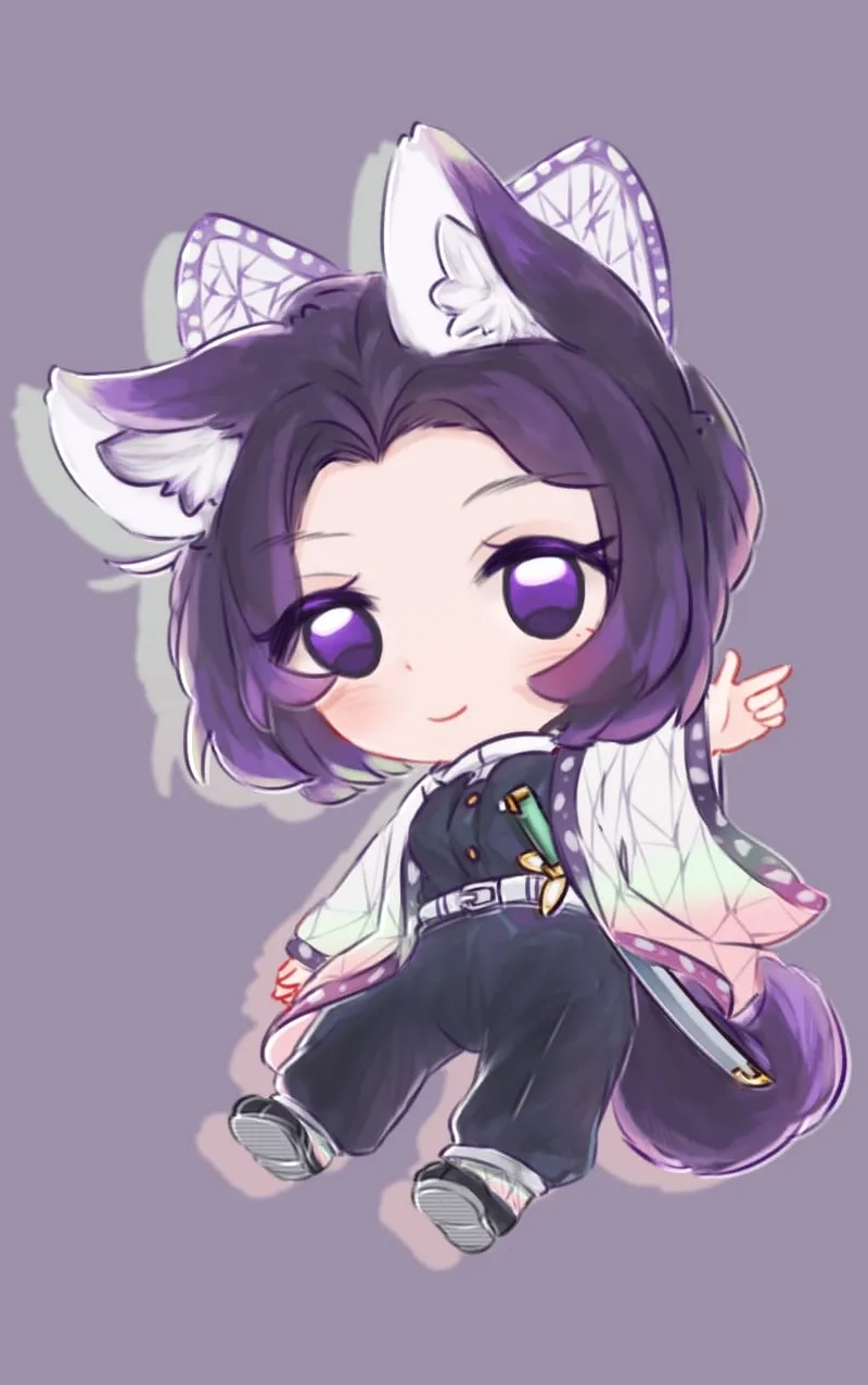 Demon slayer shinobu chibi không thể thiếu trong bộ sưu tập