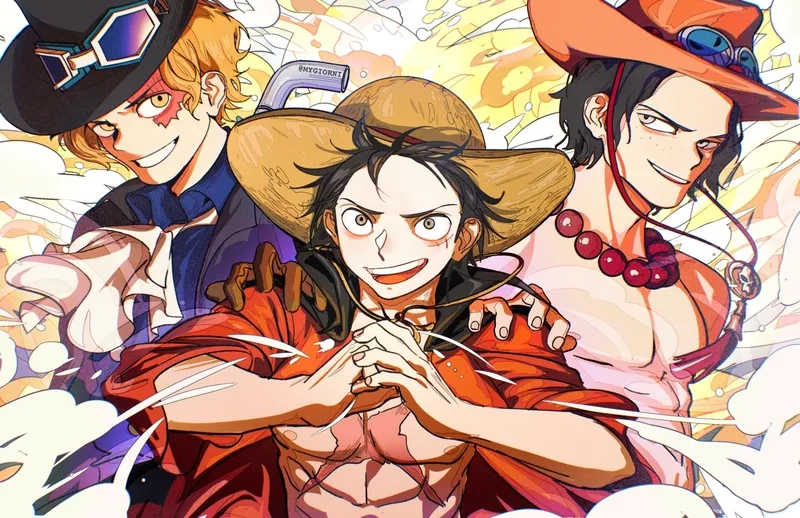 Đọc ngay One Piece Douj Ace Sabo x Luffy để hiểu thêm về họ