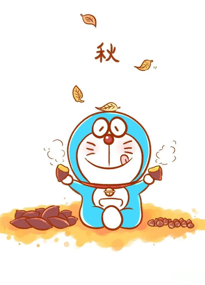 Đổi gió điện thoại với hình nền doremon cute chibi cực đỉnh