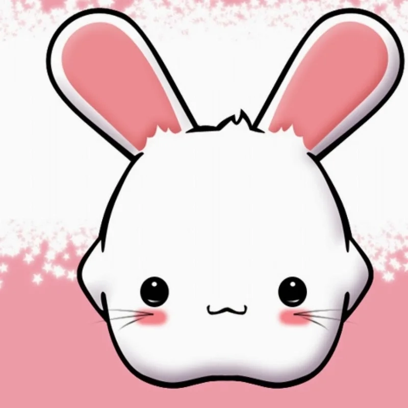 Đơn giản chibi vẽ con thỏ cute đơn giản nhưng lại dễ thương không tả nổi