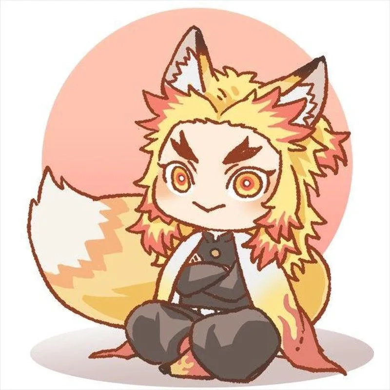 Đốn tim fan với bộ ảnh rengoku chibi cute độc đáo và đáng yêu