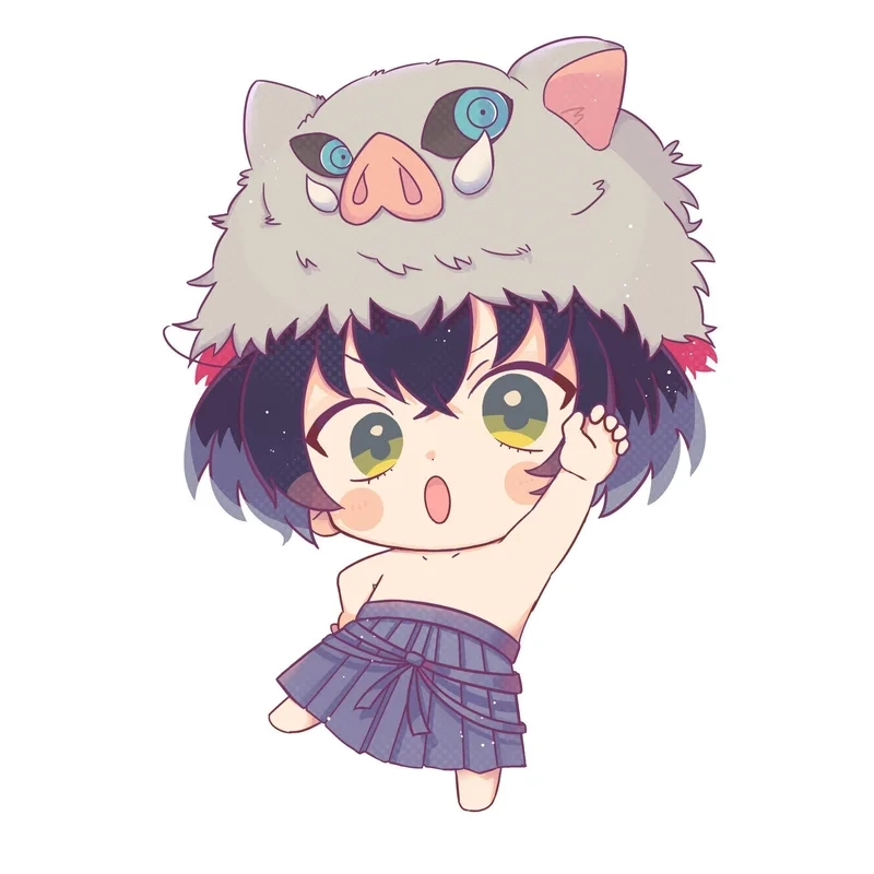Đốn tim người xem với bộ ảnh cute inosuke chibi cực hot