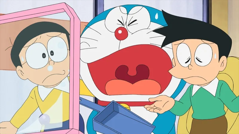 Doraemon và Suneo luôn là cặp đôi mang đến những pha hài hước