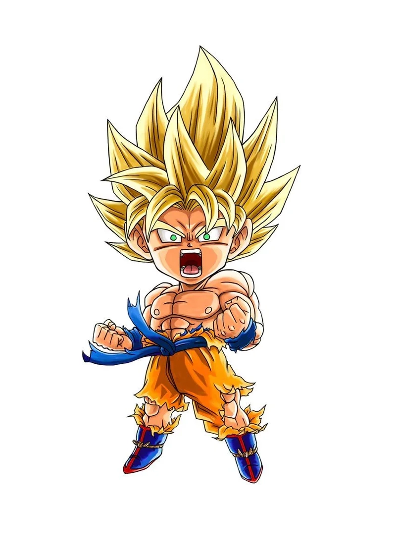 Dragon ball z goku chibi tuyệt vời cho bộ sưu tập của bạn