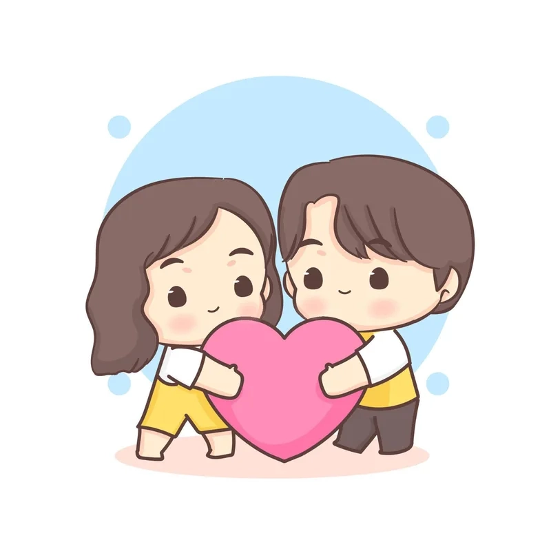 Đừng bỏ qua hình ảnh anime chibi cặp đôi de thương dễ thương từng centimet
