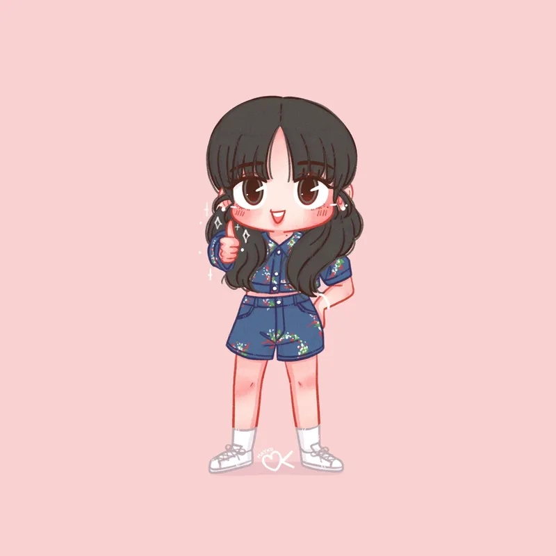 Fan cứng không thể bỏ qua blackpink chibi lisa siêu chất