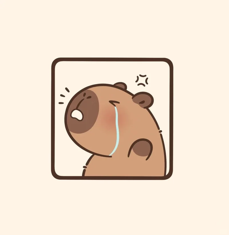 Ghim ngay chibi cute hình vẽ capybara chibi cute