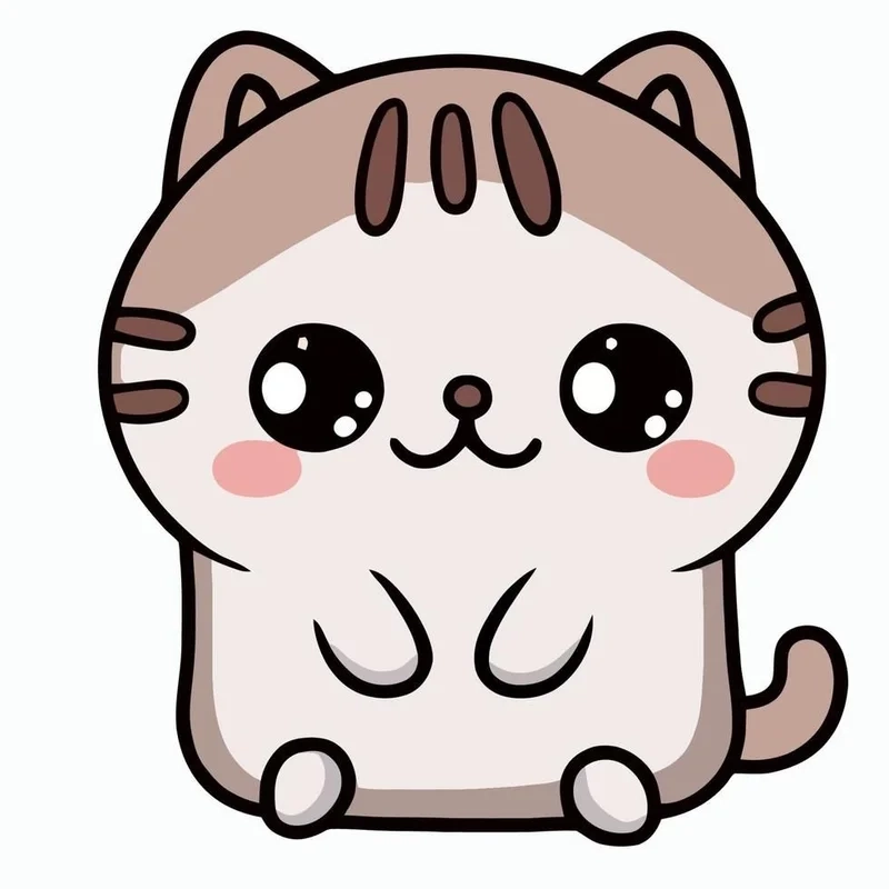 Ghim ngay những hình con mèo chibi siêu cấp đáng yêu
