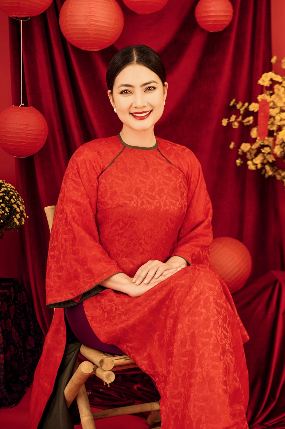 Gia đình diễn viên Ngọc Lan luôn là một trong những câu chuyện mà cô chia sẻ với người hâm mộ