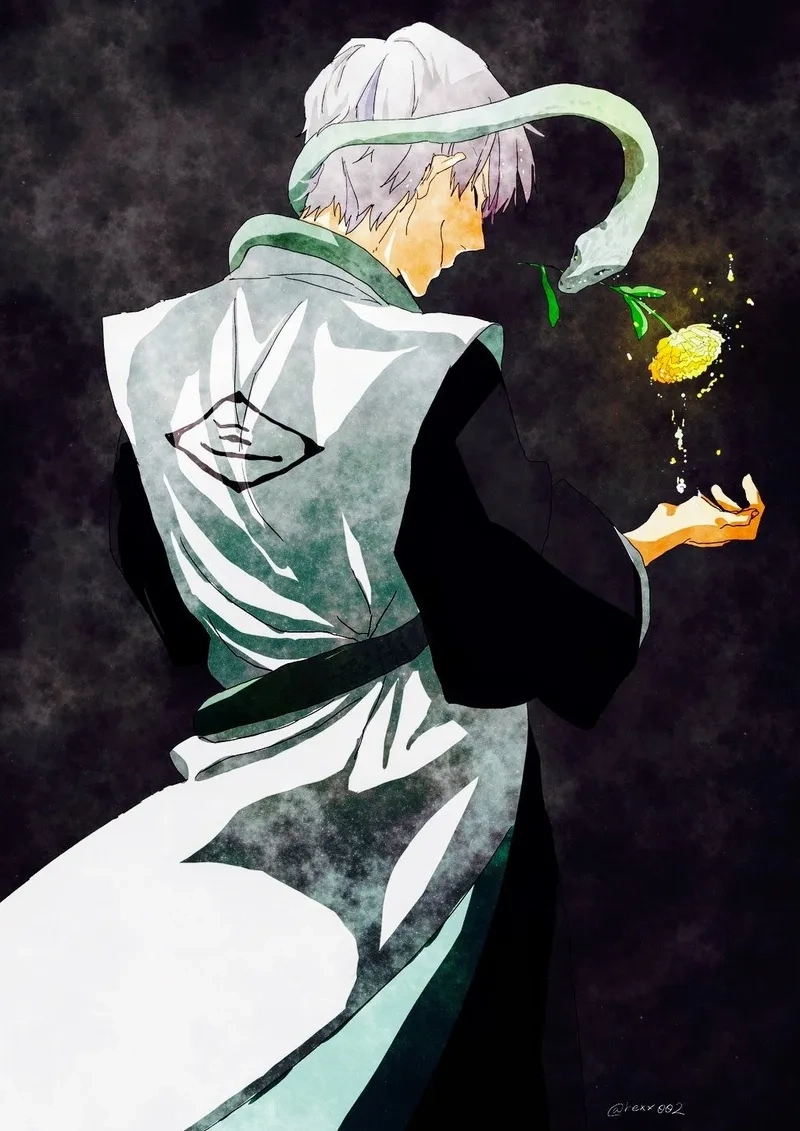 Gin Ichimaru art với hình ảnh sáng tạo từ cộng đồng fan