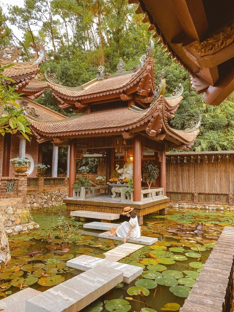 Góc chụp đẹp tại chùa địa tạng phi lai tự