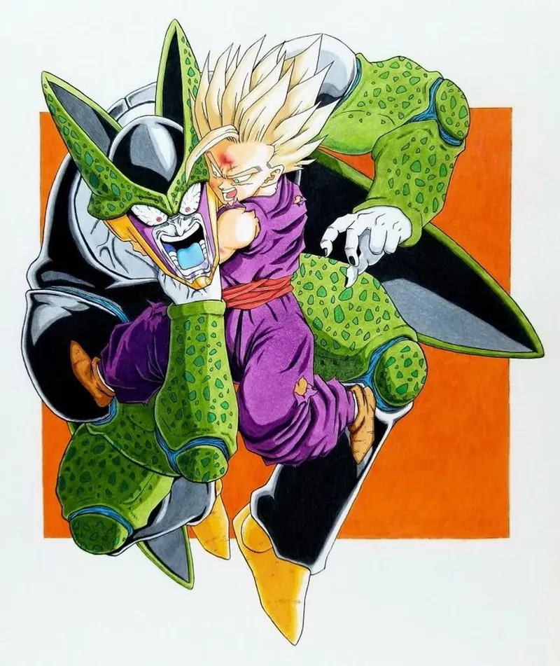 Gohan Cell Saga chiến đấu mạnh mẽ và chứng tỏ bản lĩnh trong Dragon Ball