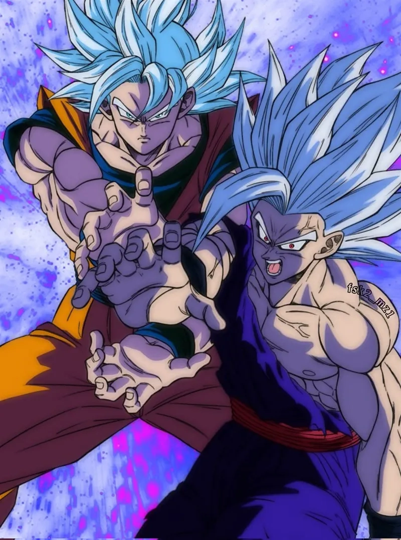 Gohan x Goku cùng nhau chiến đấu để bảo vệ thế giới khỏi kẻ thù mạnh mẽ