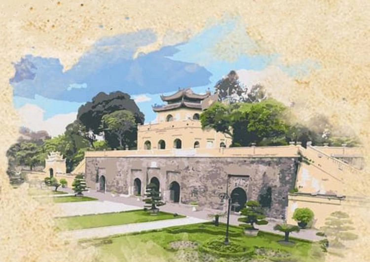 Gợi nhớ quá khứ qua hình ảnh về hoàng thành thăng long đầy hoài niệm