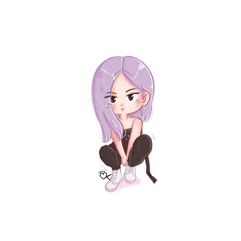 Gợi ý cách vẽ rose chibi đơn giản tại nhà